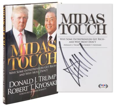 Lot #120 Donald Trump Signed Book - Midas Touch - Image 1