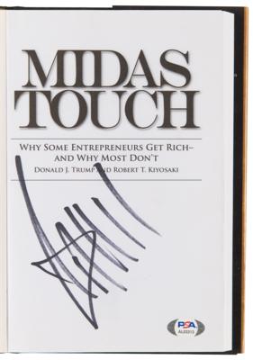 Lot #120 Donald Trump Signed Book - Midas Touch - Image 4