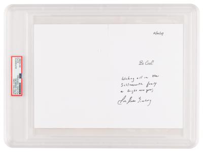 Lot #241 Ruth Bader Ginsburg Handwritten and