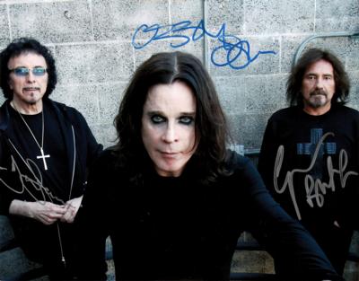 Lot #628 Black Sabbath Signed Photograph - Image 1