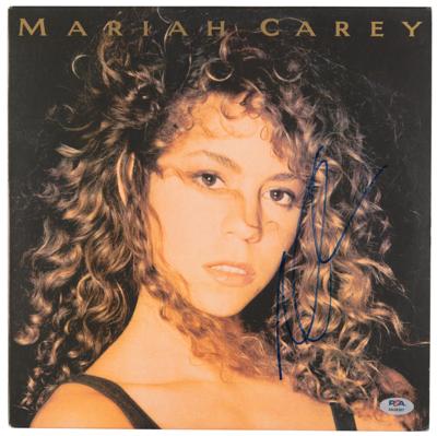 Lot #686 Mariah Carey Signed Album - Self-Titled Debut - Image 1