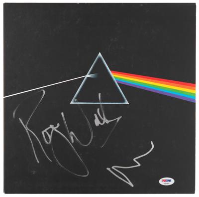 Lot #665 Pink Floyd: Roger Waters and Nick Mason Signed Album - Dark Side of the Moon - Image 1