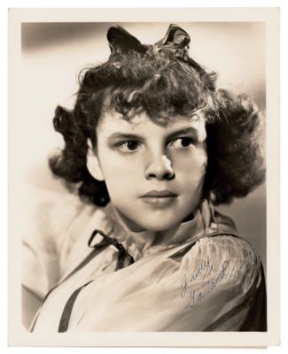 Lot #708 Judy Garland Signed Photograph -
