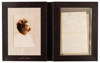 Lot #513 Samuel L. Clemens Handwritten Notes for a Tom Sawyer Stage Adaptation - Image 5