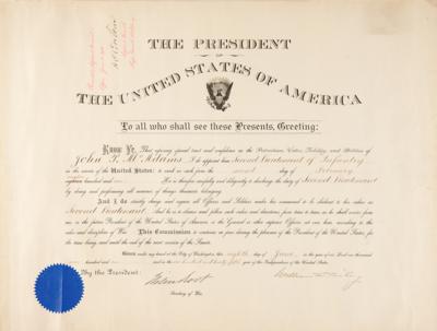 Lot #96 William McKinley Document Signed as President - Image 1