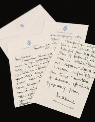 Lot #164 King Charles III Autograph Letter Signed,
