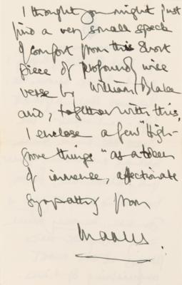 Lot #164 King Charles III Autograph Letter Signed, Four Months After Diana's Death: "I can so well imagine the unbearable emptiness you must feel at this time" - Image 7