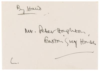 Lot #164 King Charles III Autograph Letter Signed, Four Months After Diana's Death: "I can so well imagine the unbearable emptiness you must feel at this time" - Image 8