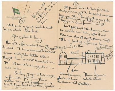 Lot #517 Ernest Hemingway (4) Letters on Drinking, Money, and Writing: "The reason I didn't write you about the book is because it is hard enough to write it without writing about it" - Image 6