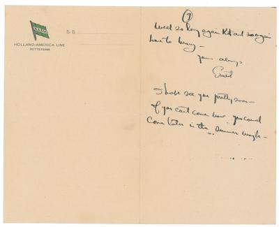 Lot #517 Ernest Hemingway (4) Letters on Drinking, Money, and Writing: "The reason I didn't write you about the book is because it is hard enough to write it without writing about it" - Image 7