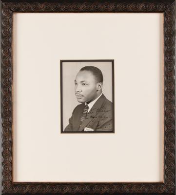 Lot #174 Martin Luther King, Jr. Rare Signed Photograph - Image 2