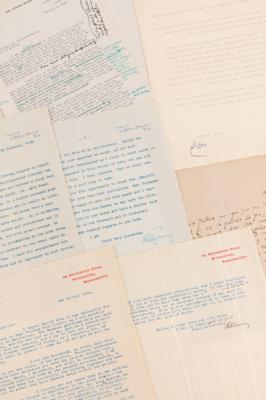 Lot #160 Chaim Weizmann Archive with (5) Signed