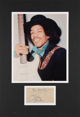 Lot #550 Jimi Hendrix Signature - "Be Groovy" - Image 2