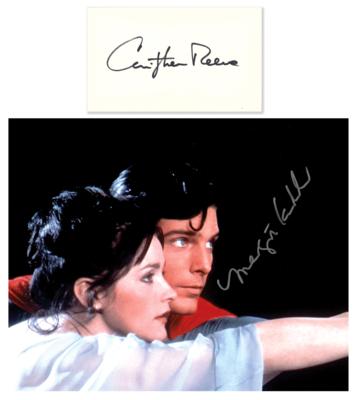 Lot #876 Superman: Christopher Reeve and Margot Kidder (2) Signed Items - Image 1