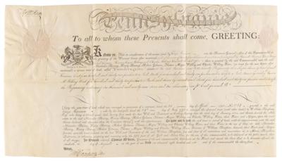 Lot #282 Thomas McKean Document Signed - Image 1