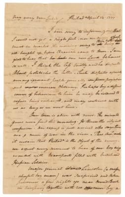 Lot #147 Benjamin Rush War-Dated Autograph Letter