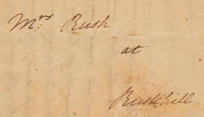 Lot #147 Benjamin Rush War-Dated Autograph Letter Signed on George Washington and British Movements: "Our town is alive with news. The minute guns were fired this morning. It threw the city into confusion." - Image 3