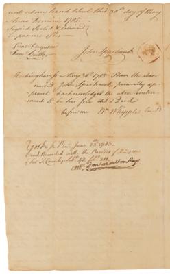 Lot #149 William Whipple Autograph Document Signed - Image 2