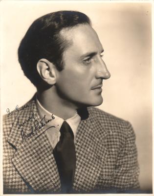 Lot #859 Basil Rathbone Signed Photograph - Image 1