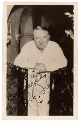 Lot #793 W. C. Fields Signed Photograph