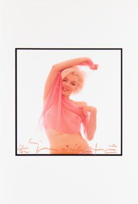 Lot #849 Marilyn Monroe: Bert Stern Signed Photograph - Image 1