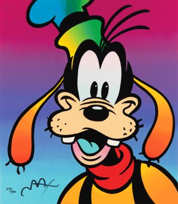 Lot #485 Peter Max Limited Edition 'The Goofy Suite' (4) Serigraphs - Numbered 219/500 - Image 4