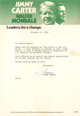 Lot #53 Jimmy Carter Typed Letter Signed - Image 1