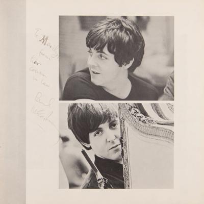 Lot #548 Beatles Signed Program for a 1966 American Tour Promoter - Image 5