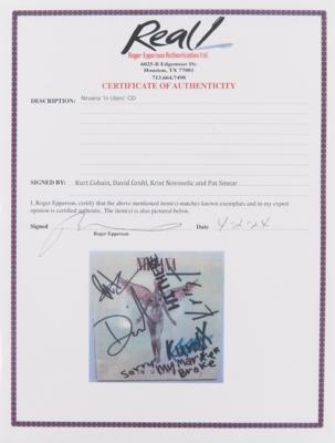 Lot #555 Nirvana Signed CD - In Utero - Image 5