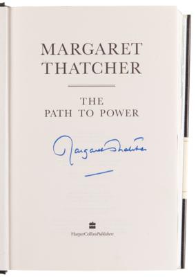 Lot #332 Margaret Thatcher Signed Book - The Path to Power - Image 4