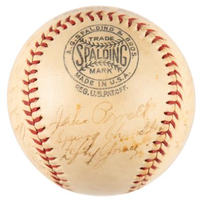 Lot #893 Lou Gehrig and 1939 NY Yankees Signed Baseball - Image 5