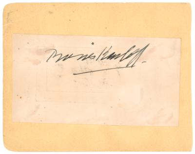 Lot #822 Boris Karloff Signature - Image 1