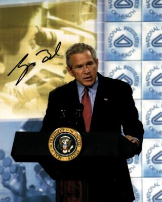 Lot #50 George W. Bush Signed Photograph - Image 1