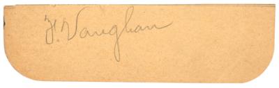 Lot #929 Arky Vaughan Signature - Image 1