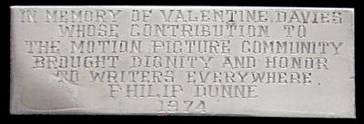 Lot #937 Philip Dunne's Writers Guild of America Valentine Davies Award - Image 3