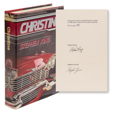 Lot #540 Stephen King Signed Limited 'Illustrated' Edition Book - Christine - Image 1