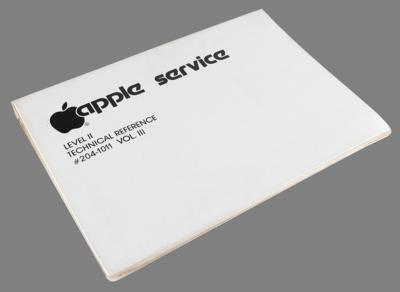 Lot #4038 Apple Service Manual: Technical