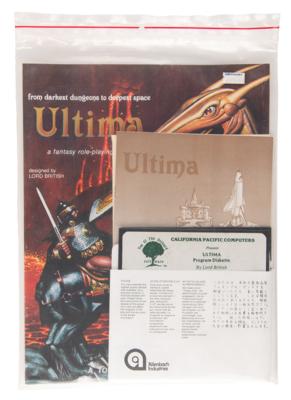 Lot #4274 Richard Garriott: Ultima Fantasy Role-Playing Game for Apple II, with Original Manual and Packaging - Image 5