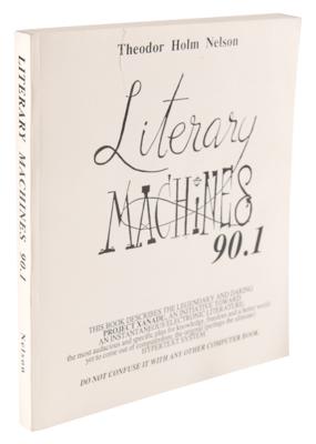 Lot #4247 Ted Nelson Signed Book: Literary Machines, Edition 90.1 - Image 3