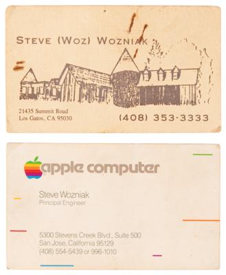 Lot #4020 Steve Wozniak (2) Early Personal and