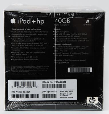 Lot #4222 Apple iPod+HP (4th Generation, Sealed - 40GB) - Image 5