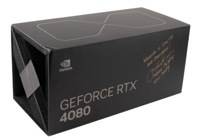 Lot #4243 Jensen Huang Signed NVIDIA GeForce RTX
