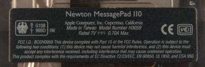 Lot #4073 Apple Newton MessagePad 110 - Elusive 'Clear' Version Presented to Apple Developers in 1994 - Image 8