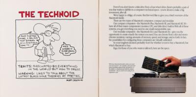 Lot #4154 Matt Groening (3) Rare Macintosh Promotional Items - Booklet, Poster, T-Shirt - Image 5