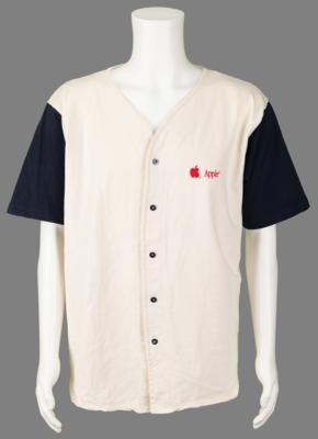 Lot #4168 Apple Computer Baseball Shirt - Image 1