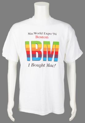 Lot #4164 Apple Boston 1994 MacWorld Expo T-Shirt - 'I Bought Mac!' (IBM) - Image 1