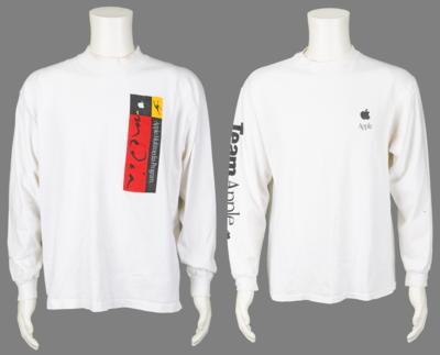 Lot #4160 Apple (2) Long-Sleeve T-Shirts: Macintosh 128K 10th Anniversary and Apple Multimedia Program - Image 1