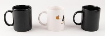 Lot #4191 Apple Computer (3) Coffee Mugs (Gold Accents) - Image 2