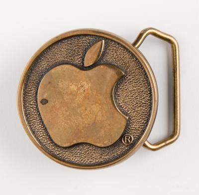 Lot #4143 Apple Computer Brass Belt Buckle