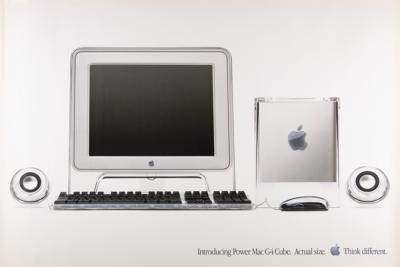 Lot #4173 Apple Power Mac G4 Cube Poster - Image 1